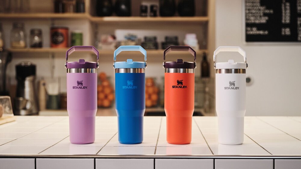 The IceFlow™ Flip Straw termokop, Lilac - 0,89 L